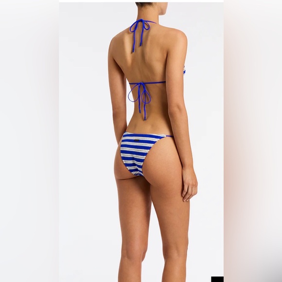 New Triangl VINCA - JOLY BLUE TERRY TOWELLING TRIANGLE BIKINI SET - Picture 3 of 11